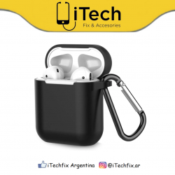 Funda Airpods Silicona Negra