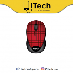 Mouse Inalambrico Maxell Red