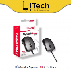 Mouse Óptico Maxell 5 B Negro