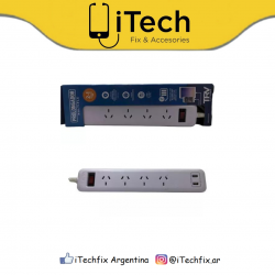 Zapatilla 4 Tomas +2 USB