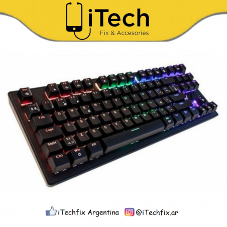 Teclado Gamer Mecanico Noga Ganon-XS Negro