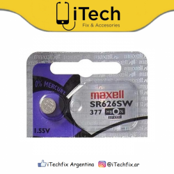 Pila Reloj Maxell 377 por Unidad