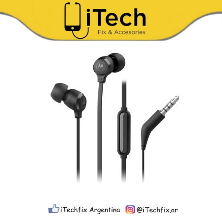 Auriculares In Ear Motorola 3,5 MM negro