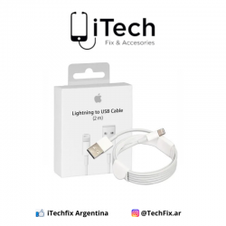 Cable Lightning USB 2 Mts...