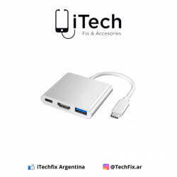 HUB Tipo C - Tipo C, HDMI, USB