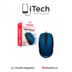 Mouse Óptico Maxell 5 B Azul