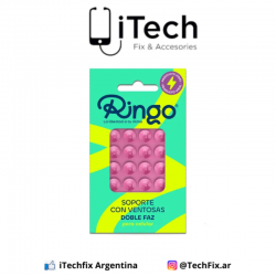 Soporte adhesivo con ventosas doble faz