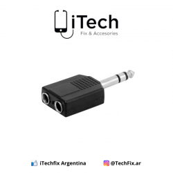 Adaptador 2 Hembras 6,5 to...